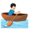 Person Rowing Boat - Light emoji on Samsung